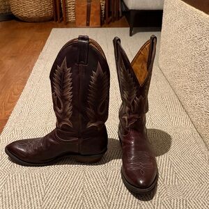 Boulet Men’s Leather Cowboy Boots - size 11